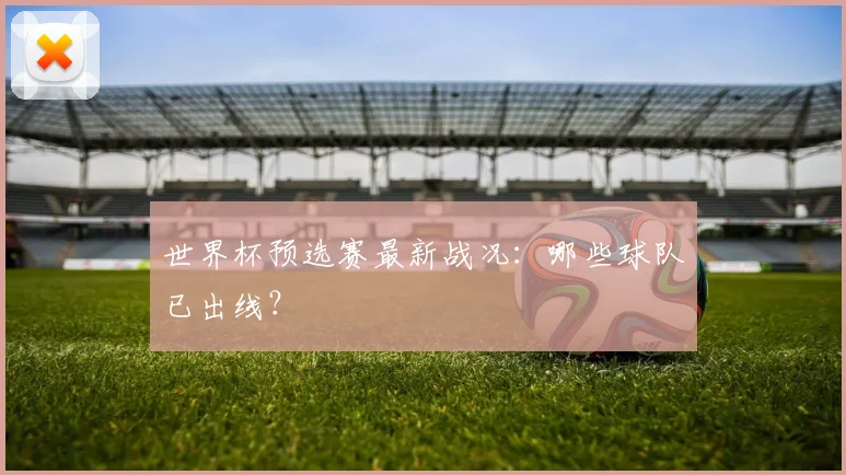 世界杯预选赛最新战况：哪些球队已出线？